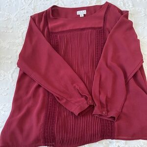 Joan Rivers Pleated Blouse (new)